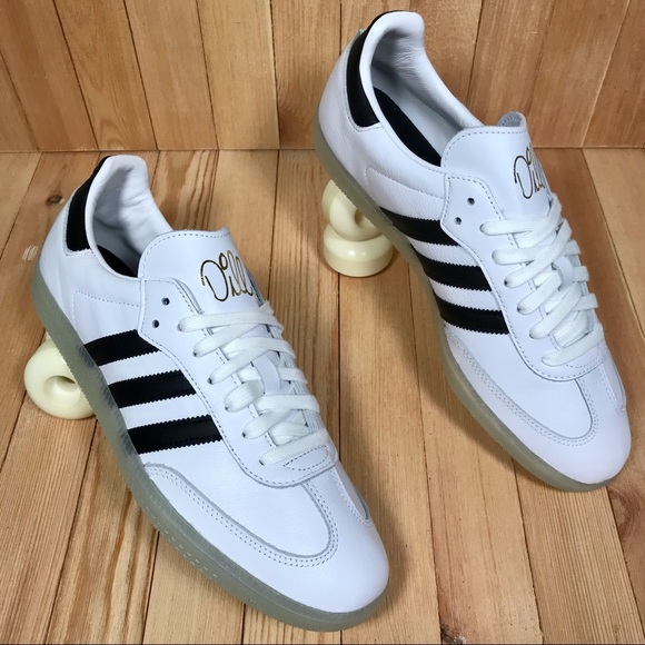 Adidas Samba X Jason Dill White Black Skate Shoes - Picture 2 of 5